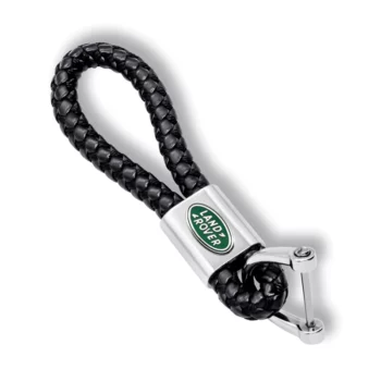 Land Rover Key Ring - Black Rope