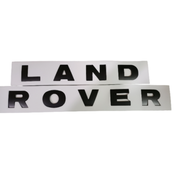 LAND ROVER - Bonnet Lettering - Matt Black
