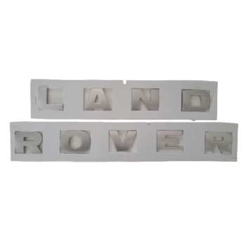 LAND ROVER - Bonnet Lettering - Satin Silver