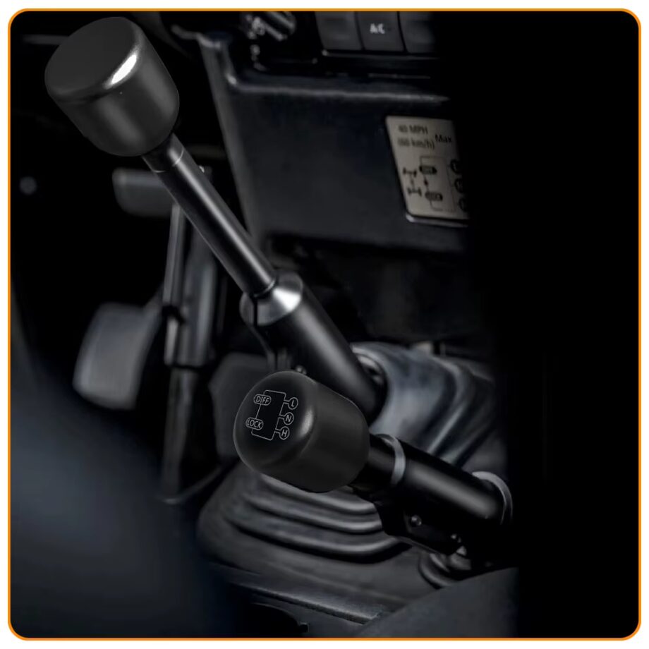 Gear Lever / Diff Lock Lever – Aluminium – Black - the LED shop