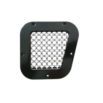 Defender Side Intake Vent - Aluminium /Stainless Steel - Black - RHS