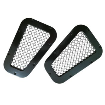 Defender Fender Top Vents - Aluminium /Stainless Steel - Black
